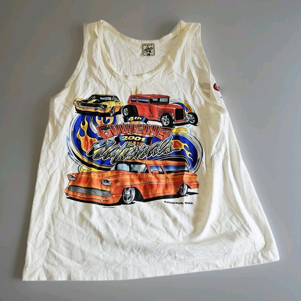 Vintage Alore 4th Good Guys Nationals 2001 Car Event Men's Size Large Tank Top